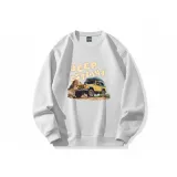 На открытом воздухе Jeep Art Текст Белый