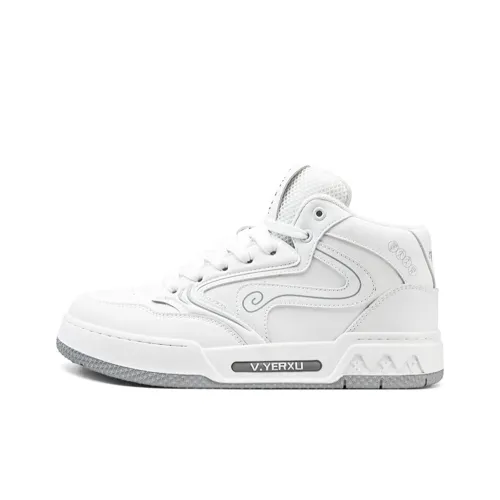 V.YERXU Skate Sneaker Покрытие Амортизация Устойчивость к истиранию Увеличение высоты Высокие Кроссовки для скейтбординга Унисекс