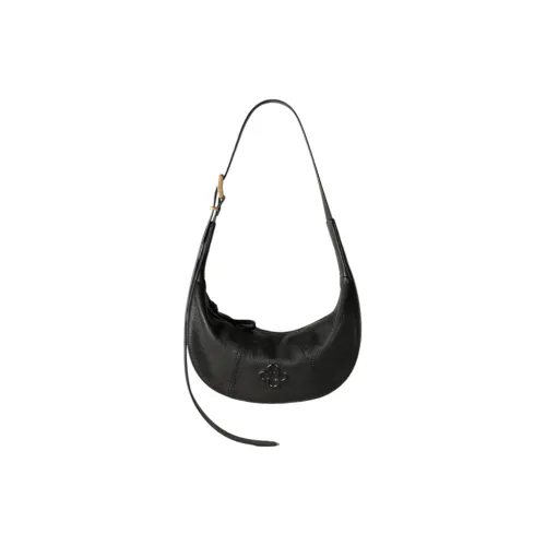 CASSILE Овчина Сумка через плечо Большая Женская Черная