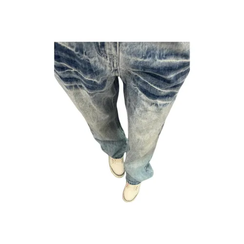 DUATOGE Ice Blue Men's Jeans DUATOGE Ледяные синие мужские джинсы