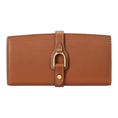 Polo Ralph Lauren Welington Телячья кожа Кошелек Женские Умбра
