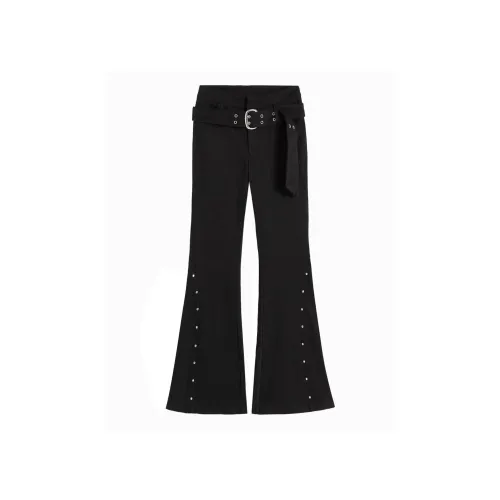 CASTLE WOODS Черные Женские Джинсы