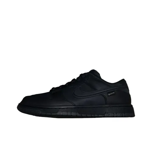 Nike Dunk Водонепроницаемый Низкий Топ Скейтборд Кроссовки Мужские Черные