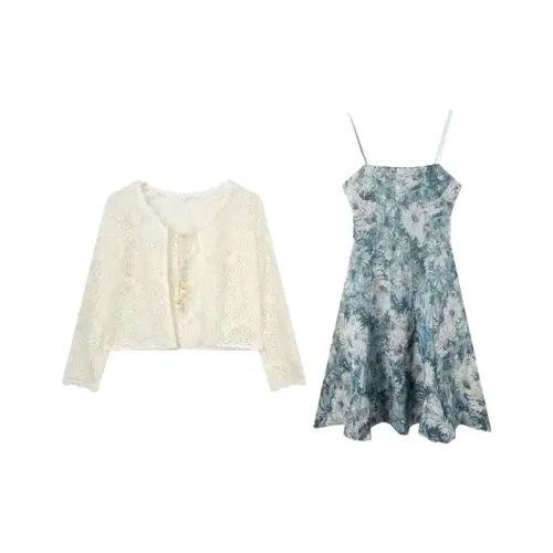 COVT Кардиган+Платье-камзол Женские Комплекты с юбкой