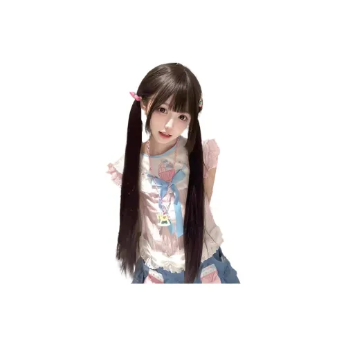 Northward Incline 85cm Короткий Прямые волосы Женская Перука JK Сладкая Девушка Банки