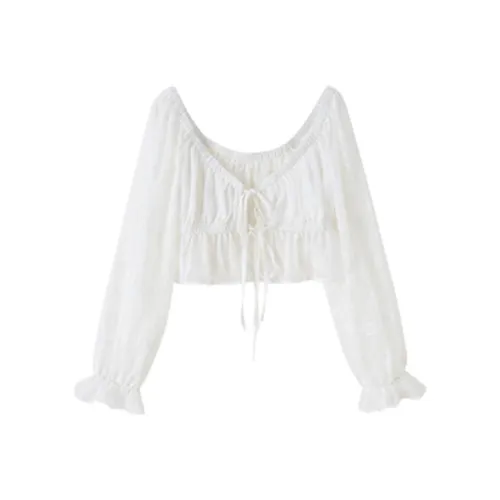 PAZZO Белые Женские Рубашки