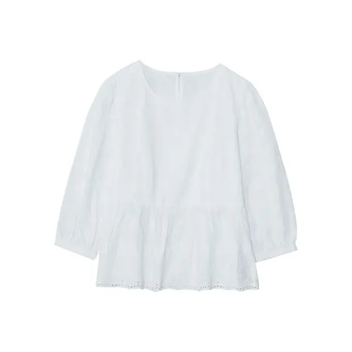 Только ты Рубашка Большой размер Женская одежда Топ Женские Белая снежинка