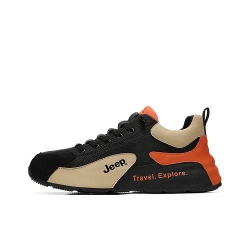 Jeep Покрытие Устойчивый к истиранию Легкий и Дышащий Низкий Топ Повседневная Обувь Мужская