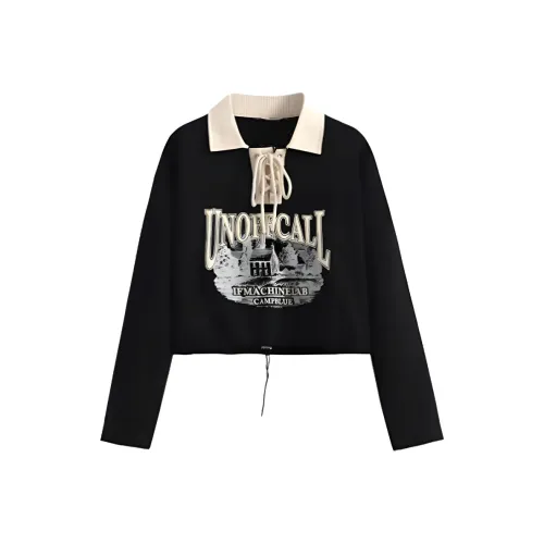 DANCANG Straight Укороченный свитшот с плечом женский