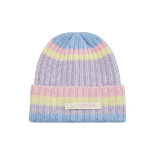 Шапка-бини с акриловым подкладом светлая элегантность фиолетовый