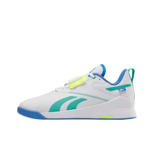 Reebok Lifter PR 3 Тренировочные кроссовки Мужские Белые Зеленые