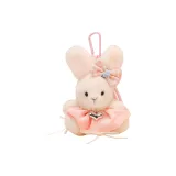 Розовый кролик [Розовое платье + Бант + Сердце ожерелье]