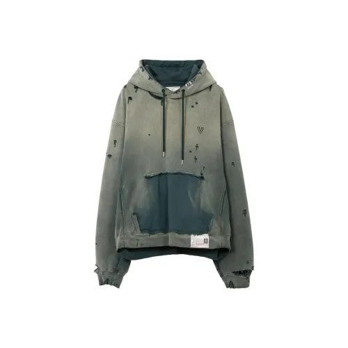 Maison Mihara Yasuhiro FW25 Sun Выцветший LIKE Hoodie Толстовка Мужская