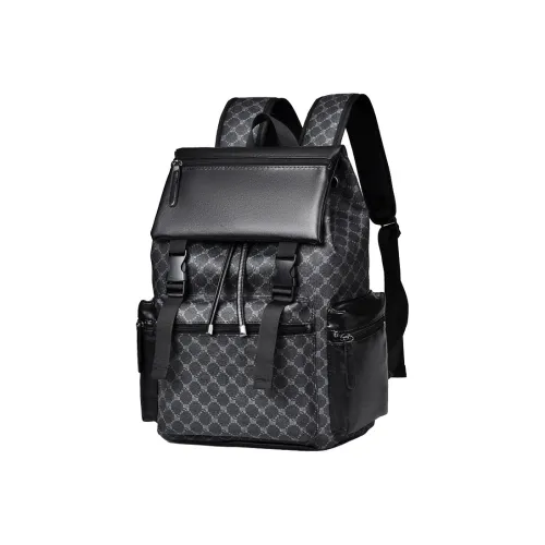 Lv Fielder ПУ (полиуретан) Ткань Рюкзак A Черный