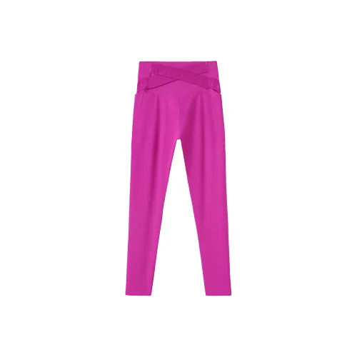 QICIFIER Pink Women's Sports Pants QICIFIER Розовые спортивные брюки для женщин