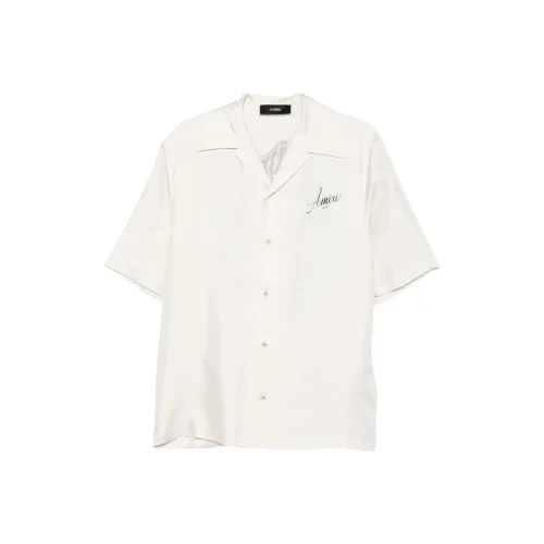 AMIRI Крем Мужские Рубашки