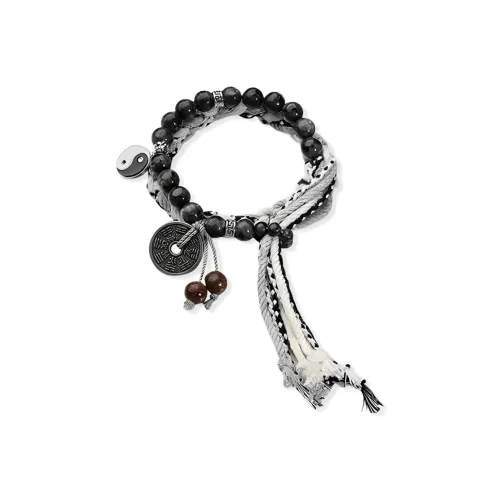 Yu Oval Bangle Хлопок Браслет Шнурки Унисекс