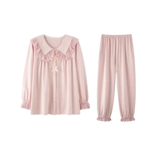 Cotton Gene Розовый Женский Пижамный Комплект