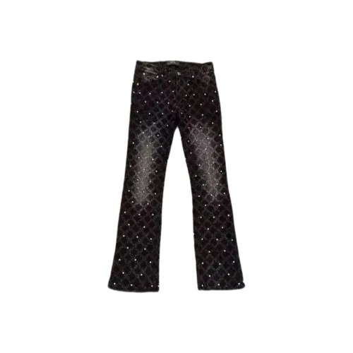 CAT'S PAW Черный Унисекс Джинсы