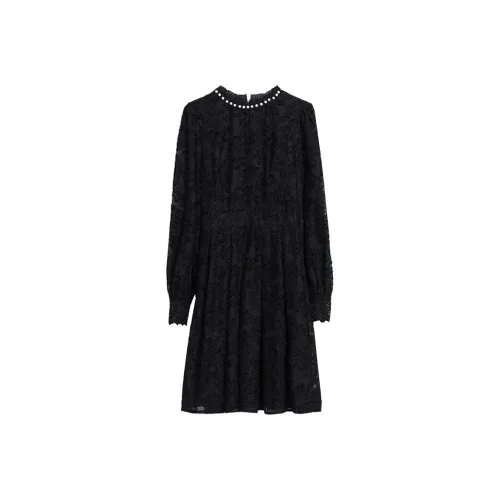 Udon House Длинное платье с длинными рукавами женское