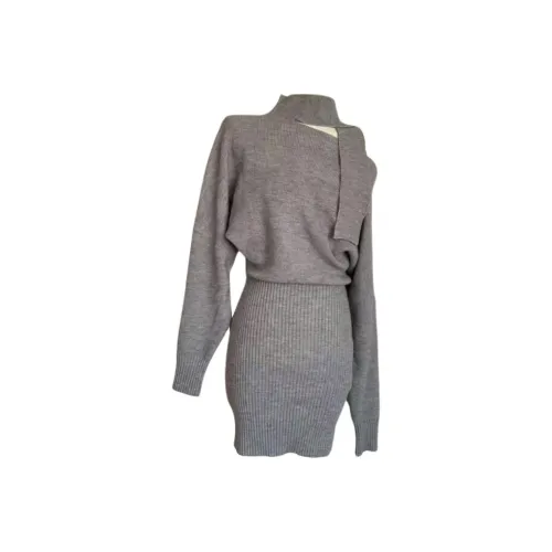 TSKIU Длинное платье с длинными рукавами женское