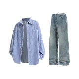 Королевский синий + Средне-голубой