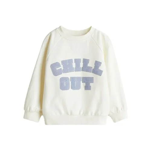 H M Кремовые CHILL Out Kids Свитшоты