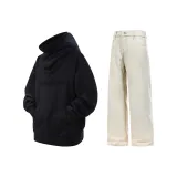 Матовый черный + грязно-желтый