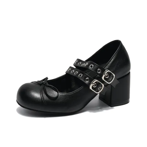 VICTORIA VERA Mary Jane с грубым каблуком Женские