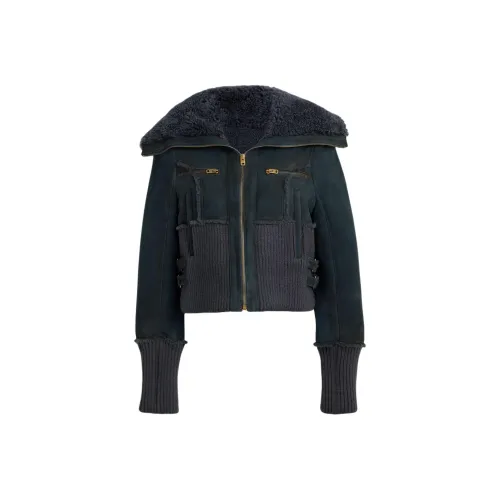 COACH FW25 Кожа Куртка Женская