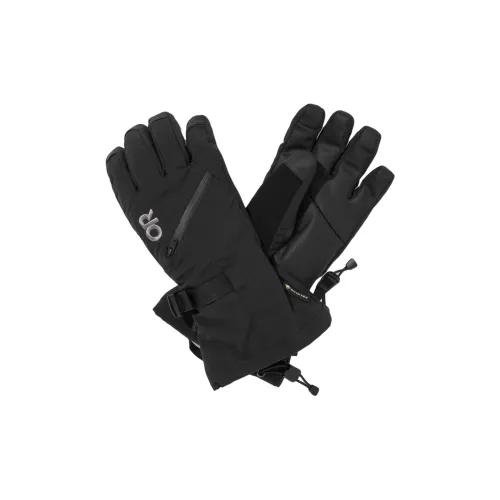 Outdoor Research Переработанный полиэстер Фитнес-перчатки Унисекс Черный