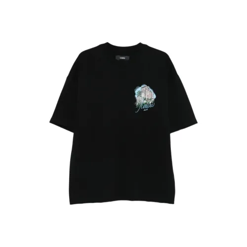 AMIRI Мужские черные футболки