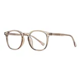 Прозрачный зеленый, защита от синего света [защита от синего света, без макияжа, с простыми стеклами]