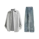 Облако Серый + Средний Синий