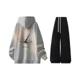 Светло-серый + Черный