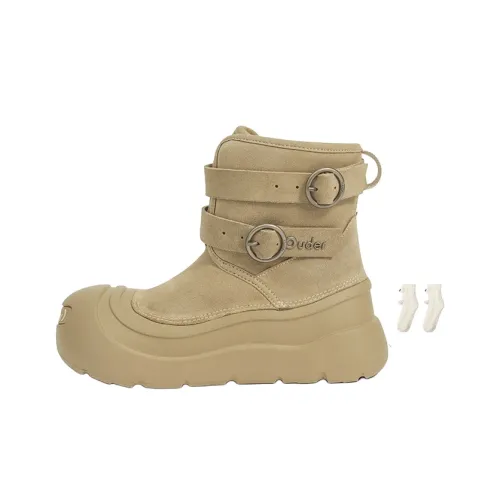 Ouder Snower Открыто Конечность Smile Collection Термический Устойчивый к Износу Crew Сноубутсы Женские Хаки
