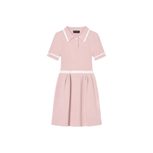 EMPORIO ARMANI Розовые Платья для Девочек