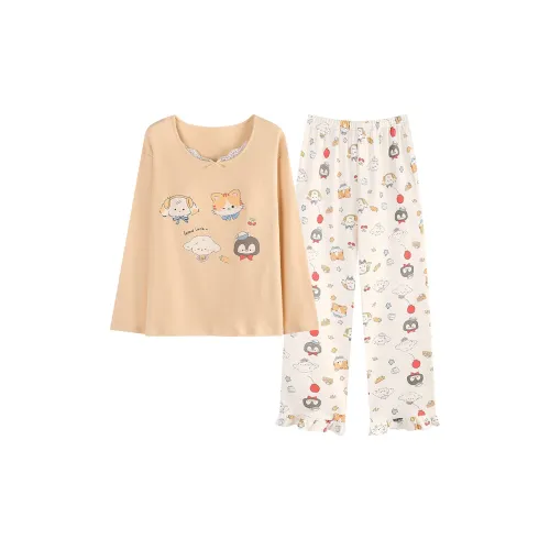 MADALLO Желтый Женские Пижамные Комплекты