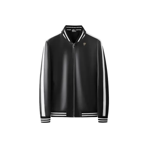 AUTOMOBILI LAMBORGHINI Кожаная куртка унисекс