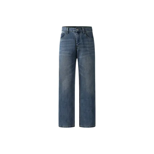 JEEP Винтажные синие мужские джинсы