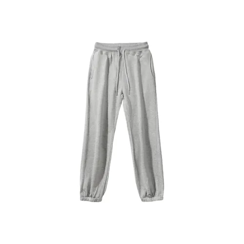 ASEDE Light Gray Unisex Casual Pants ASEDE Светло-серые унисекс повседневные штаны