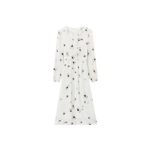 Udon House Длинное платье с длинными рукавами женское