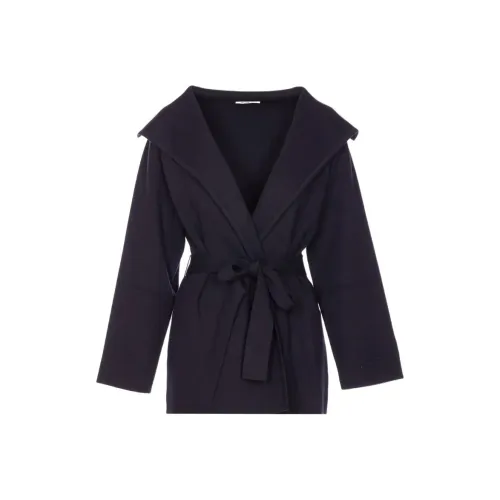 MaxMara Темно-синий женский пальто