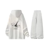 Белый + Вересковый серый