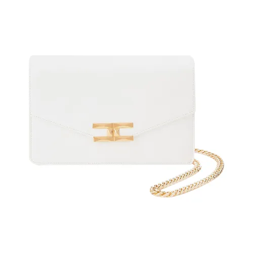 Elisabetta Franchi Цепочка Wallet Сумка через плечо Большая Женская Белая