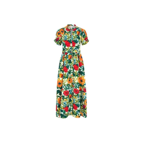 SALONI Короткое платье с короткими рукавами женское