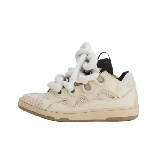 Lanvin Curb Low Топ Скейтборд Кроссовки Унисекс Белый