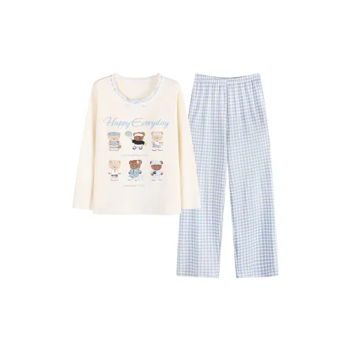 MADALLO Синий Женский Пижамный Комплект