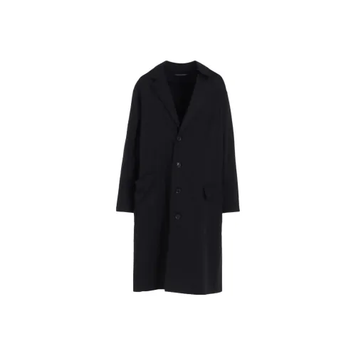 Yohji Yamamoto Y'S FW25 Хлопковая саржа Длинная куртка Куртки и пальто Женские