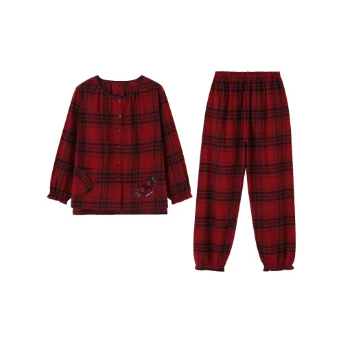 FENTENGCARE Красный Женский Пижамный Комплект